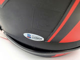 Bills Greats Auto Eclipse Black FS Helmet 3 Sigs Jim Kelly, Thurman Thomas, Reed