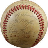 Cincinnati Reds 1981 Team Bench Morgan +24 Sigs Signed NL Baseball Beckett 56278