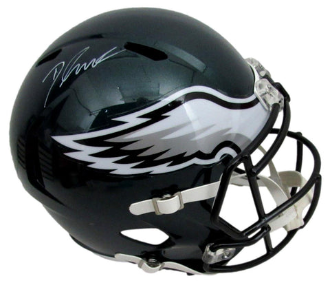 D'Andre Swift Autographed Full Size Speed Replica Helmet Eagles JSA 180011