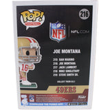 Joe Montana Autographed San Francisco 49ers Funko Pop! #216 HOF Fanatics 53791