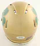 Riley Leonard Signed Notre Dame Fighting Irish Shamrock Speed Mini Helmet (PSA)