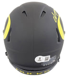 Oregon Christian Gonzalez Signed Black Speed Mini Helmet W/ Case BAS Witnessed