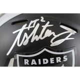 Ashton Jeanty Signed Las Vegas Raiders Blaze Mini Helmet Full Auto Beckett 53222