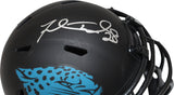 Fred Taylor Signed Jacksonville Jaguars Eclipse Mini Helmet BAS 40171