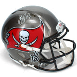Bucky Irving Autographed Tampa Bay Buccaneers Speed Authentic Helmet Beckett