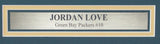 Jordan Love Signed/Autographed 16x20 Photo Packers Framed Beckett 193318