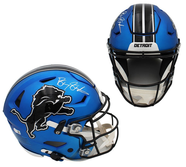 Barry Sanders Signed Detroit Lions Speed Flex Authentic Alternate 24 NFL Helmet