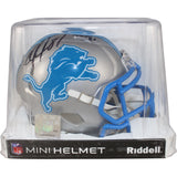 Calvin Johnson Autographed/Signed Detroit Lions Mini Helmet HOF Beckett 53632