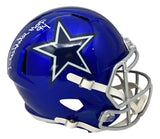 Randy White Signed Dallas Cowboys FS Flash Speed Replica Helmet HOF 94 BAS