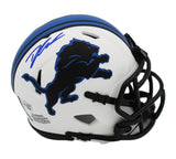 D'Andre Swift Signed Detroit Lions Speed Lunar NFL Mini Helmet