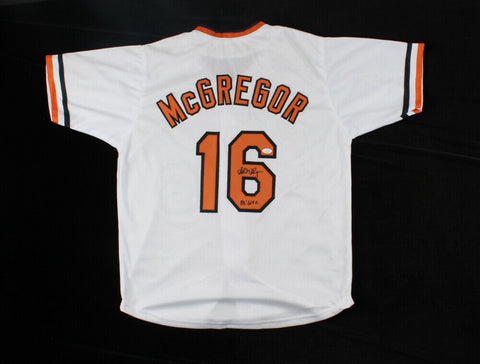 Scott McGregor Signed Baltimore Orioles Jersey Insc "83 WSC" (JSA COA) 1976-1988