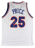 Mark Price Authentic Signed White Pro Style Jersey Autographed BAS Witnessed