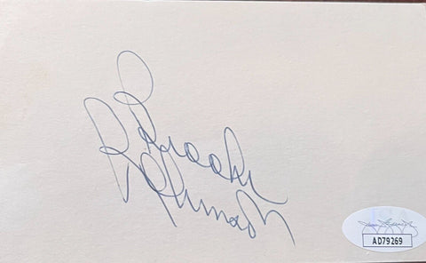 Brooks Robinson Autographed 3x5 Signed Index Card JSA COA