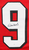 Deebo Samuel Authentic Signed Red Pro Style Jersey w/ Drop Shadow JSA