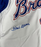 HANK AARON Signed Official 1974 Mitchell & Ness Jersey AUTO - JSA