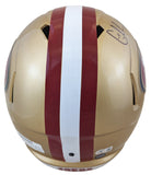49ers Charles Haley Signed Full Size Speed Rep Helmet Autographed BAS Witnessed
