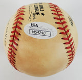 Ron Santo Signed NL Leonard Coleman Baseball (JSA) Chicago Cubs HOF /3rd Baseman