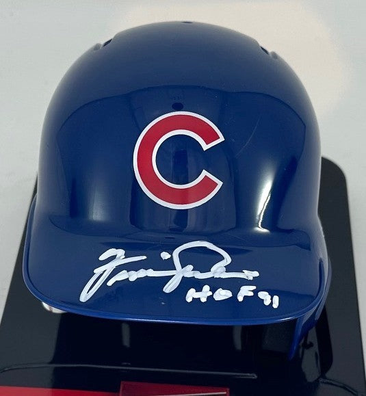 Cubs Pitcher FERGIE JENKINS Signed Rawlings Mini Helmet AUTO w/ HOF '91 - BAS
