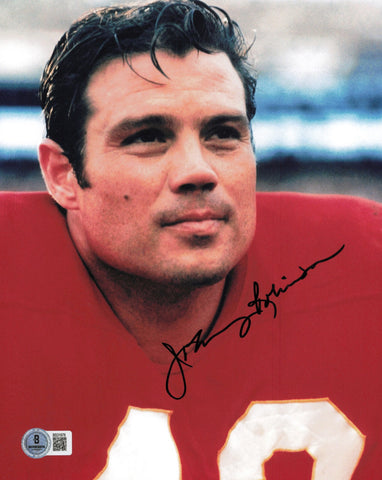Johnny Robinson Autographed 8x10 Photo Kansas City Chiefs Beckett QR #BS31978