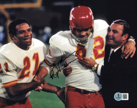 Johnny Robinson Autographed 8x10 Photo Kansas City Chiefs Beckett QR #BS31982