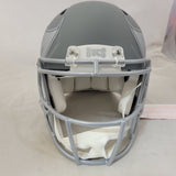 BAKER MAYFIELD SIGNED BUCCANEERS F/S SLATE SPEED AUTHENTIC HELMET BAS QR