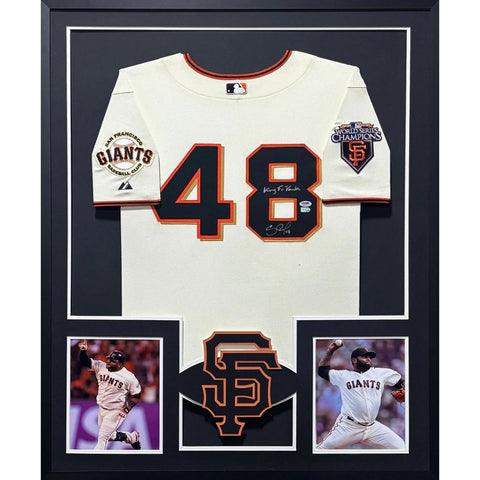 Pablo Sandoval Autographed Signed Framed San Francisco Giants Jersey PSA/DNA