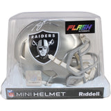 Ashton Jeanty Autographed Las Vegas Raiders Mini Helmet Flash Beckett 51004