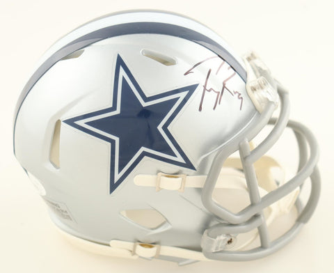 Tony Romo Autographed Cowboys Speed Mini Helmet (JSA)