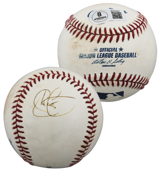 Blue Jays Shawn Green Authentic Signed Game Used Selig OML Baseball BAS #BV70337