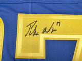 RAMS PUKA NACUA AUTOGRAPHED BLUE NIKE ON FIELD JERSEY L FANATICS HOLO 230009