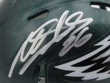 Miles Sanders Autographed Speed Mini Football Helmet Eagles Beckett 176727