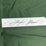 Framed Autographed/Signed Jayden Reed 35x39 Michigan State Green Jersey JSA COA