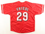 T J Friedl Signed Cincinnati Reds City Connect Custom Style Jersey (Beckett)