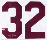 O.J. Simpson Signed USC Trojans Jersey (PSA QR Card) Bills A/T Leading Rusher