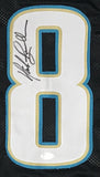 Mark Brunell Signed Jacksonville Jaguars Career Highlight Stat Jersey (JSA COA)