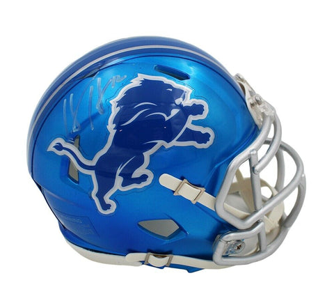 Hendon Hooker Signed Detroit Lions Speed Flash NFL Mini Helmet