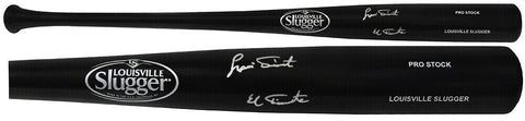 Luis Tiant Signed Louisville Slugger Black Baseball Bat w/El Tiante - (SS COA)