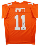 Tennessee Jalin Hyatt Authentic Signed Orange Pro Style Jersey BAS Witnessed