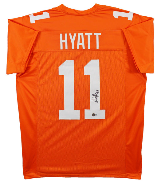 Tennessee Jalin Hyatt Authentic Signed Orange Pro Style Jersey BAS Witnessed