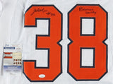 Jaleel McLaughlin Signed Denver Broncos Jersey Inscribed Broncos Country JSA COA