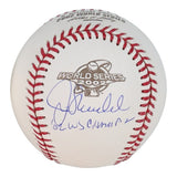Joe Maddon Signed 2002 Anaheim Angels World Series Baseball (JSA) Bench Coach