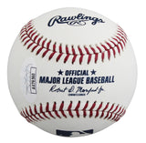 Rangers Wyatt Langford Authentic Signed Robert Manfred OML Baseball JSA #AU76560