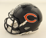 Ron Rivera Signed Chicago Bears Mini Helmet (Beckett) 1985 Super Bowl XX L.B.