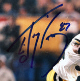 Ed McCaffrey Autographed 8x10 Photo with Plaque JSA COA