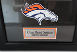 Courtland Sutton Autographed Denver Broncos 8x10 Photo DLX Frame JSA Hologram