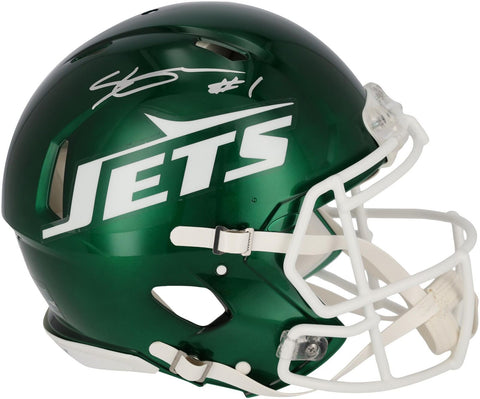 Signed Aaron Rodgers Jets Helmet