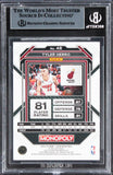 Heat Tyler Herro Signed 2022 Panini Prizm Monopoly #48 Card BAS Slabbed