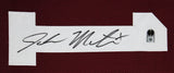 Oklahoma John Mateer Signed Maroon Pro Style Framed Jersey BAS Witnessed