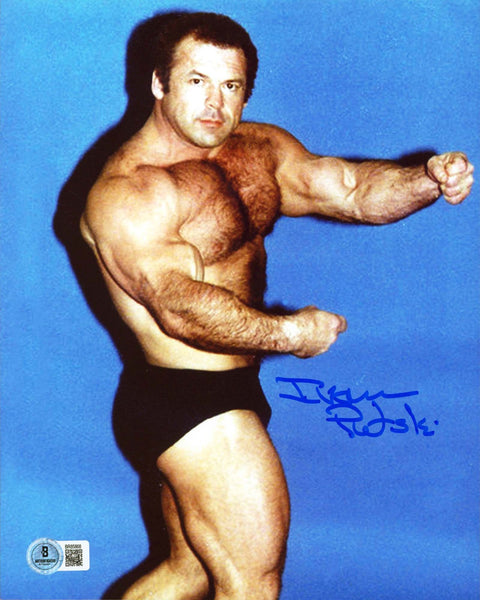 Ivan Putski WWE Authentic Signed 8x10 Vertical Photo BAS 1