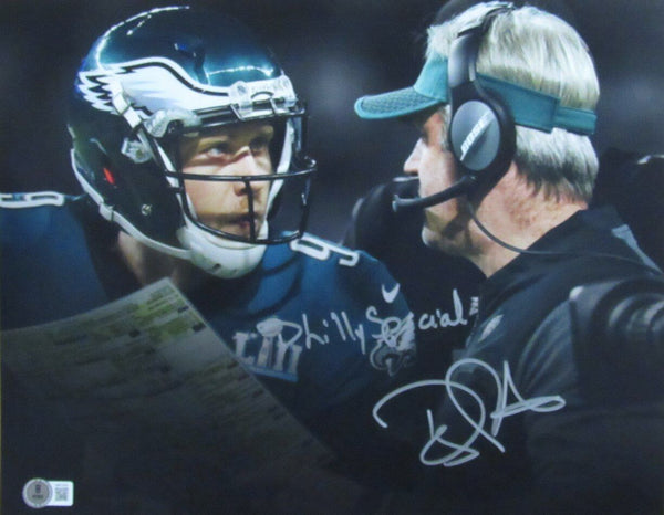 Doug Pederson Autographed/Inscribed Philadelphia Eagles 11x14 Beckett 187348